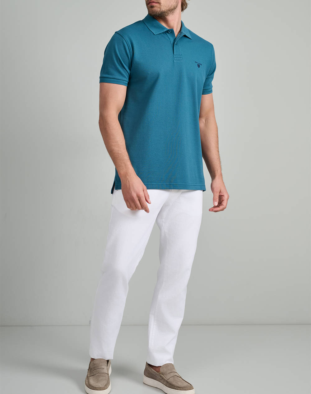NAVY&GREEN BLUZA POLO, YOUNG LINE