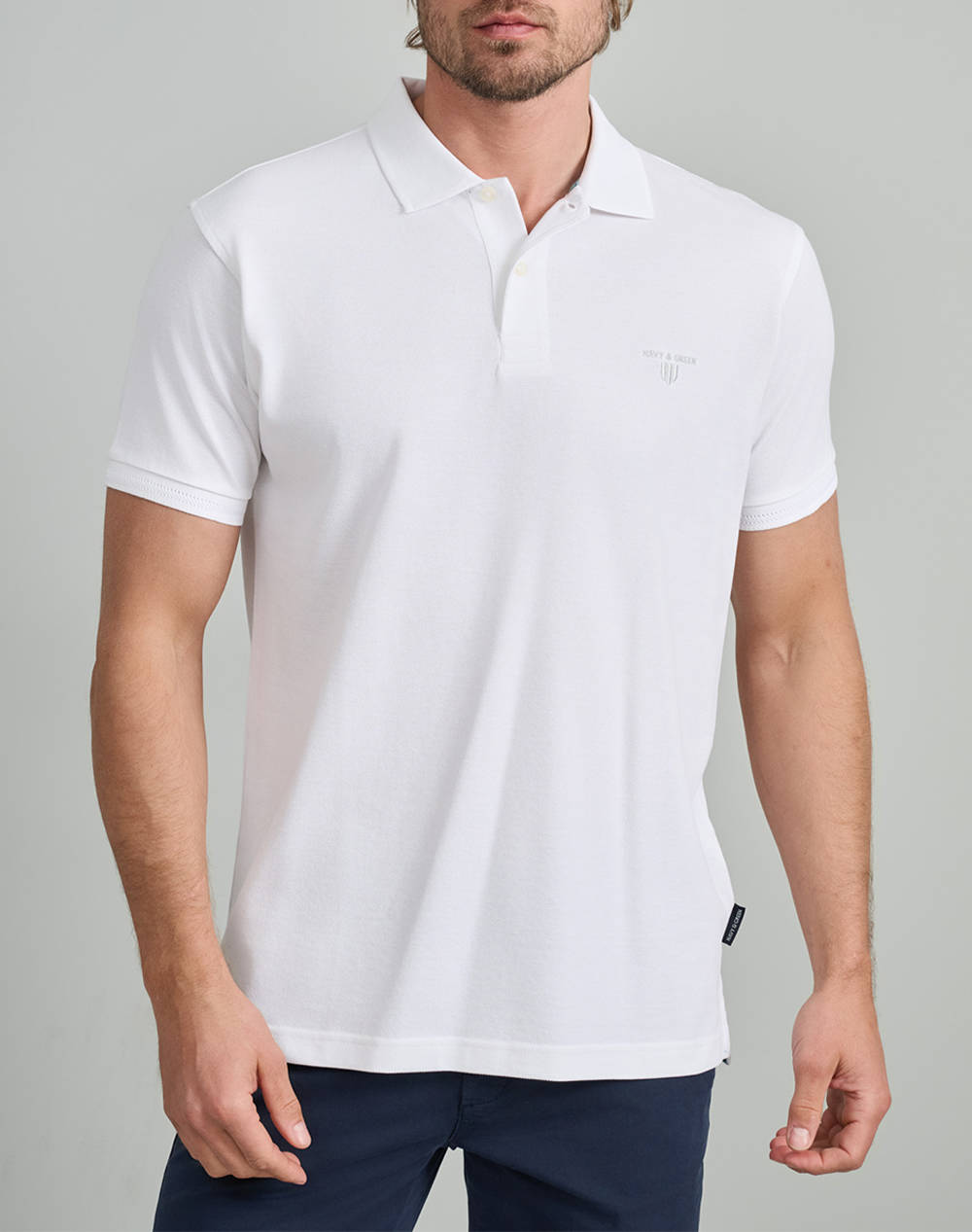 NAVY&GREEN BLUZA POLO, YOUNG LINE