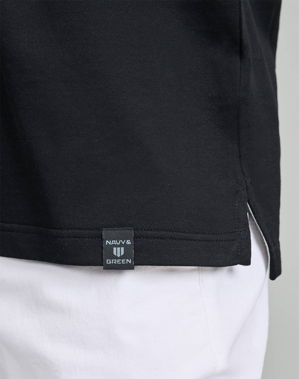 NAVY&GREEN BLUZA POLO