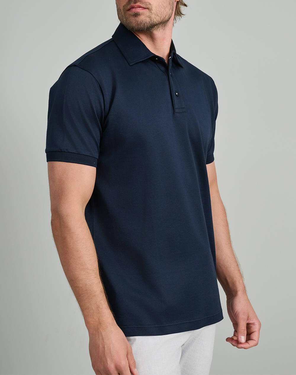 NAVY&GREEN BLUZA POLO
