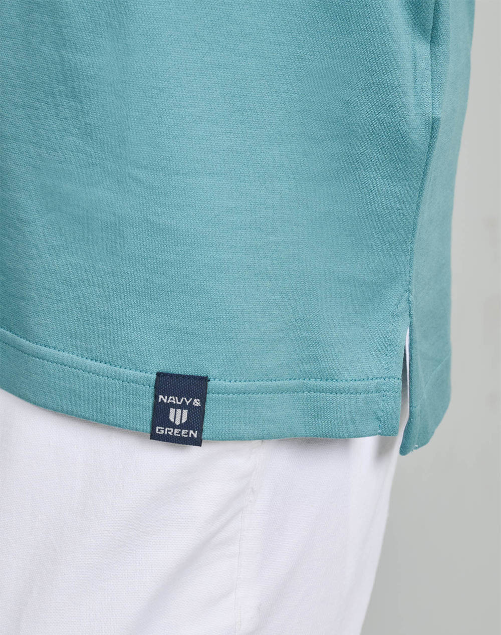 NAVY&GREEN BLUZA POLO