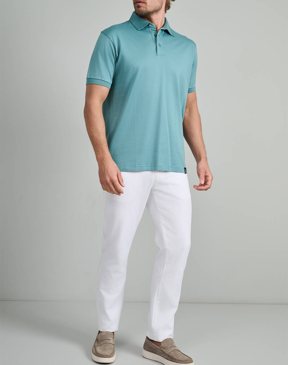 NAVY&GREEN BLUZA POLO