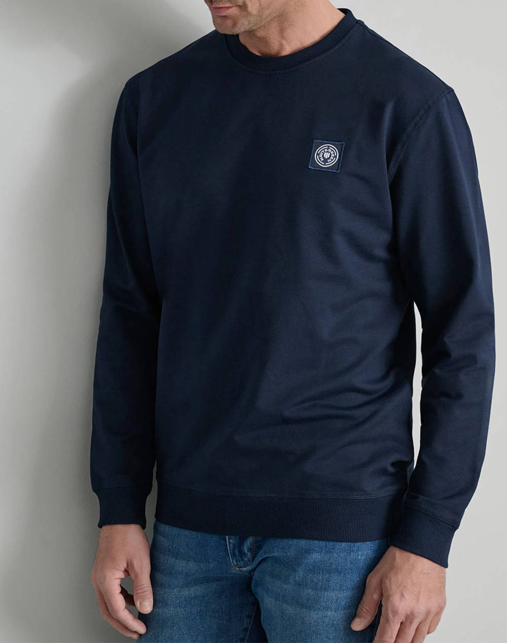 NAVY&GREEN BLUZA DE TRENING DECOLTEU