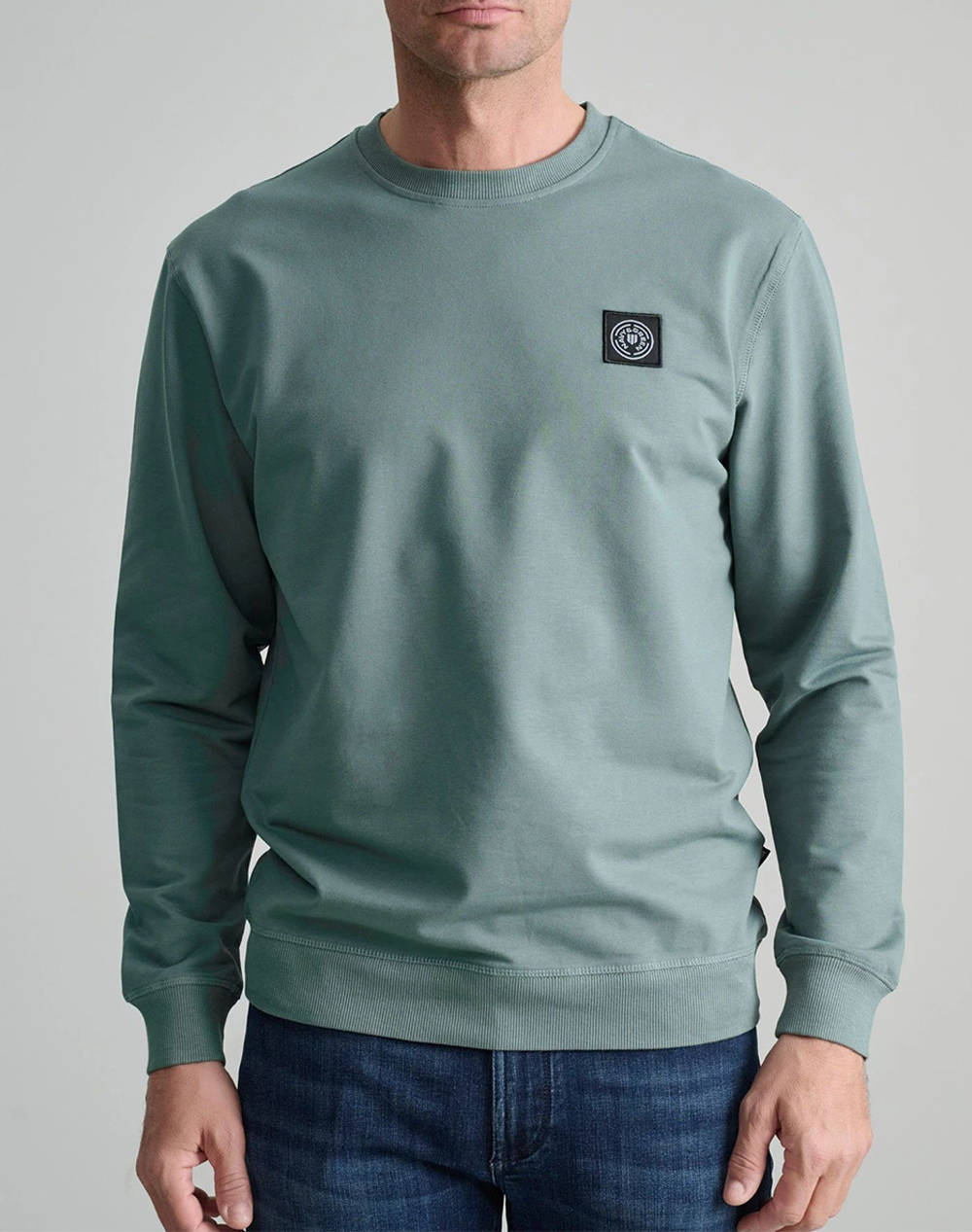 NAVY&GREEN BLUZA DE TRENING DECOLTEU