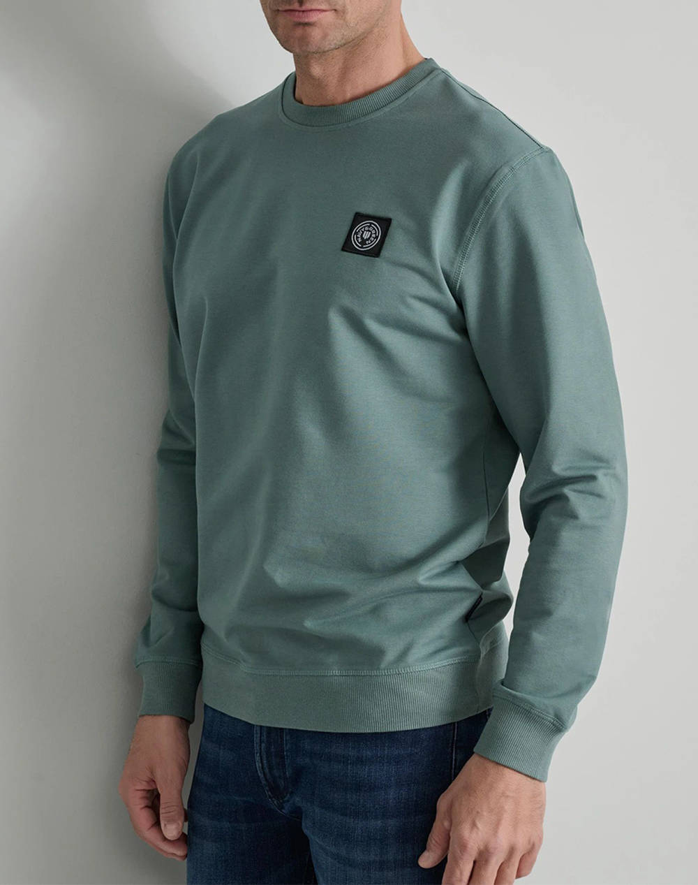 NAVY&GREEN BLUZA DE TRENING DECOLTEU