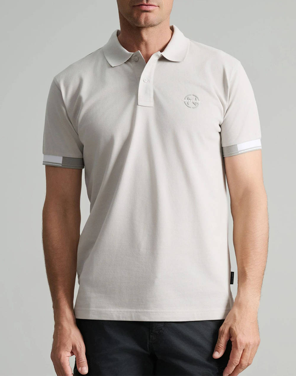 NAVY&GREEN BLUZA POLO, CUSTOM FIT