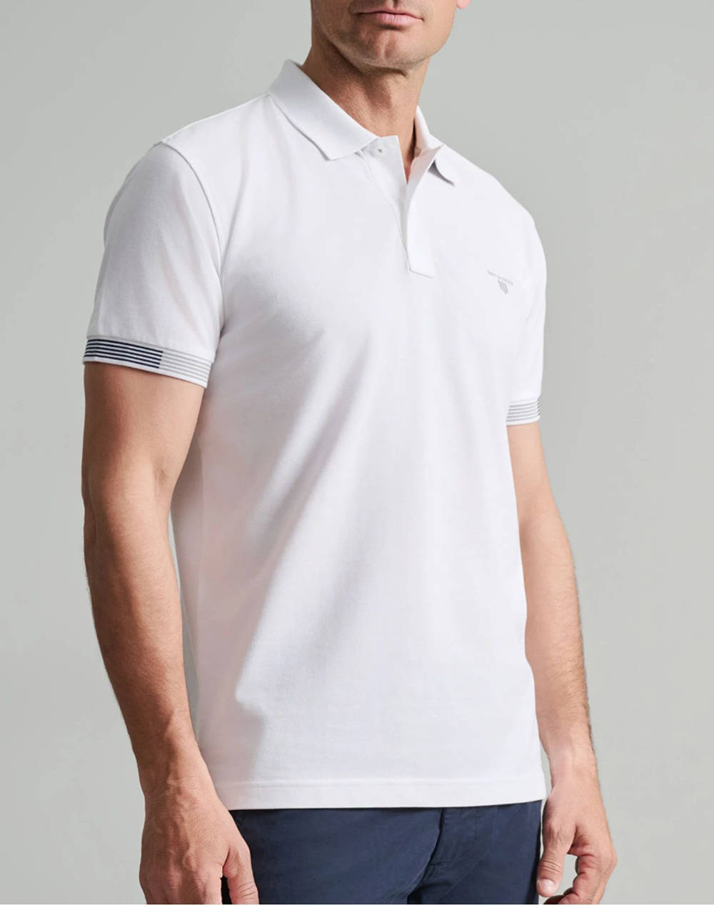 NAVY&GREEN BLUZA POLO, CUSTOM FIT