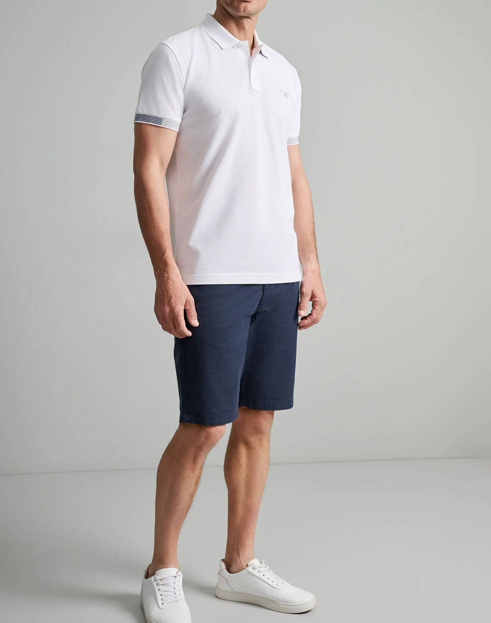 NAVY&GREEN BLUZA POLO, CUSTOM FIT