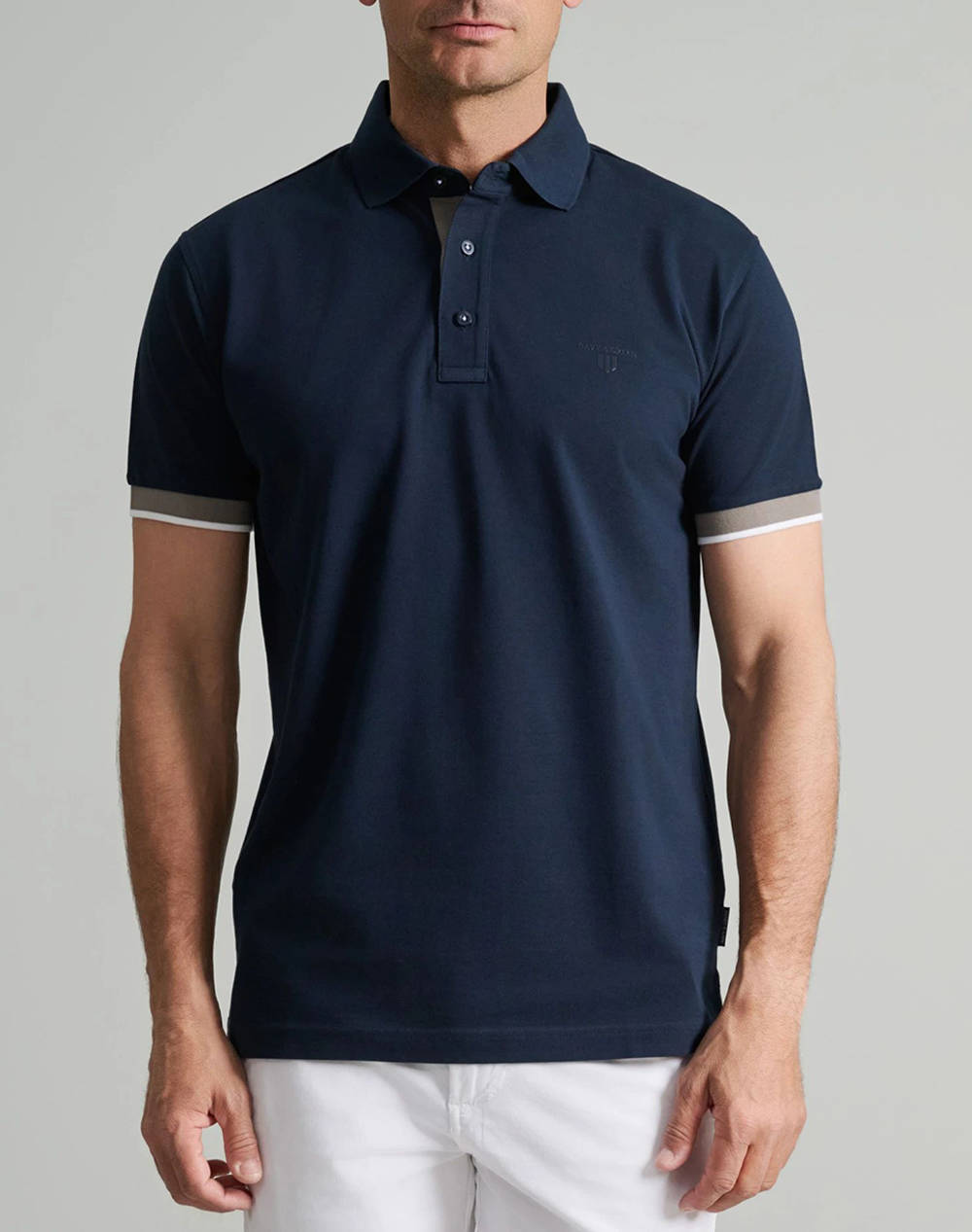NAVY&GREEN BLUZA POLO, CUSTOM FIT