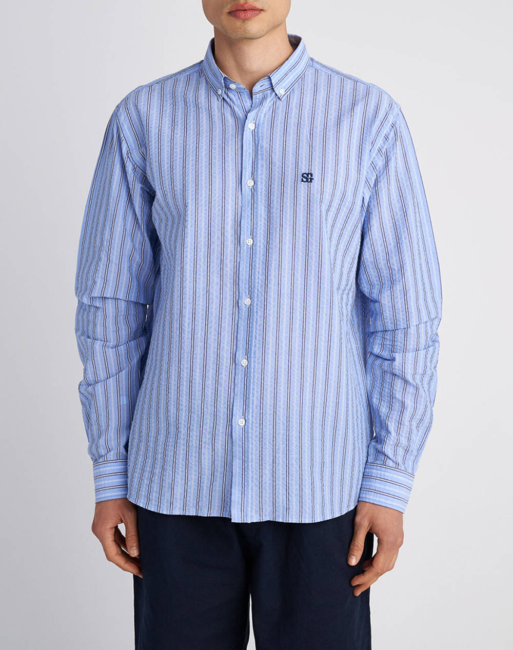 STAFF Man Shirt Lester Long Sleeve