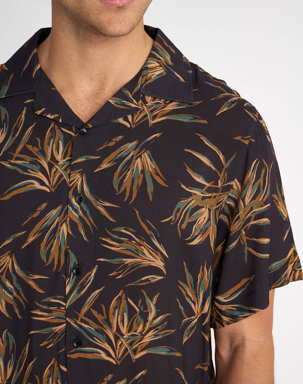 STAFF Man Shirt Troy Short Sleeve 100% Viscoze