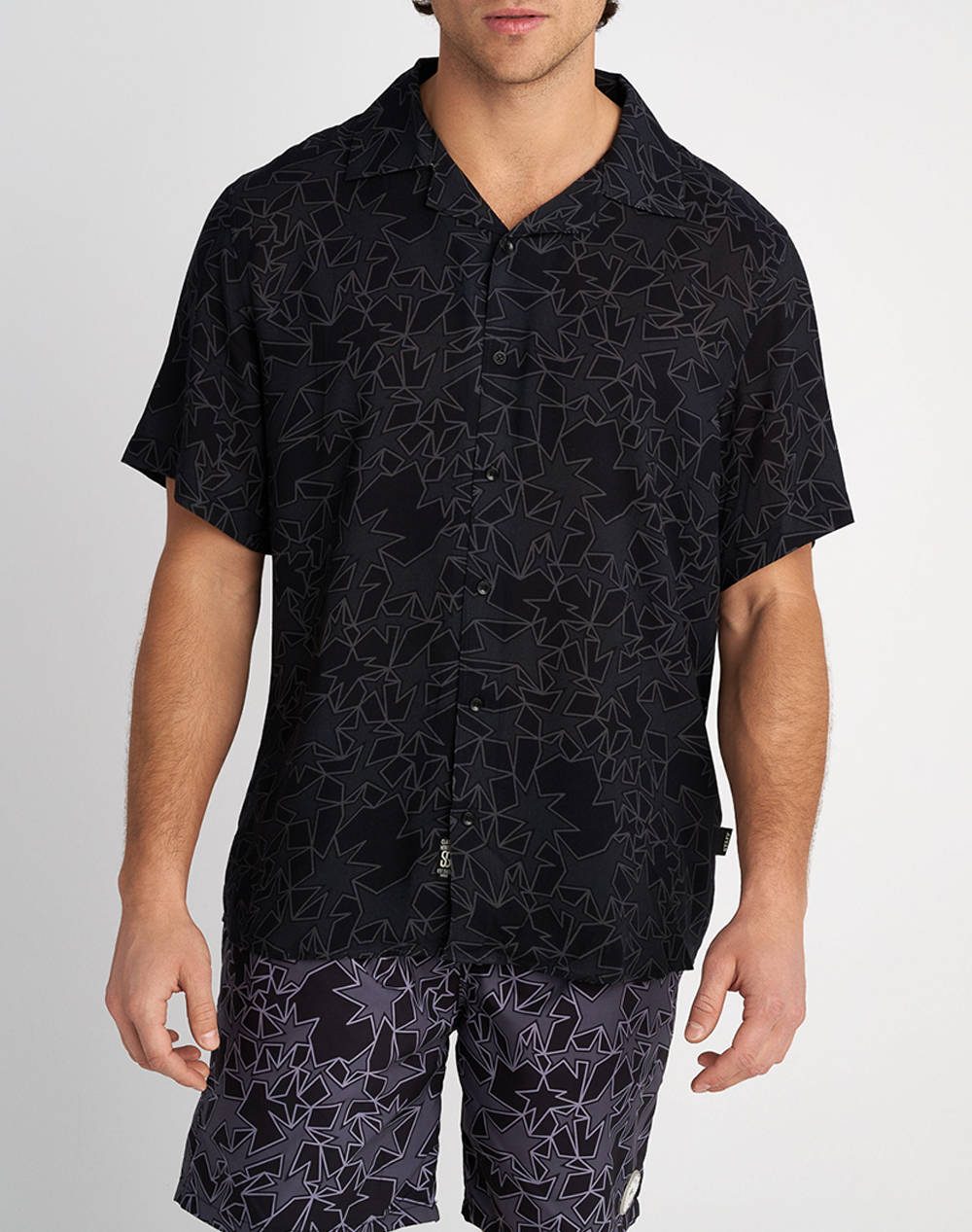 STAFF Man Shirt Henry Short Sleeve