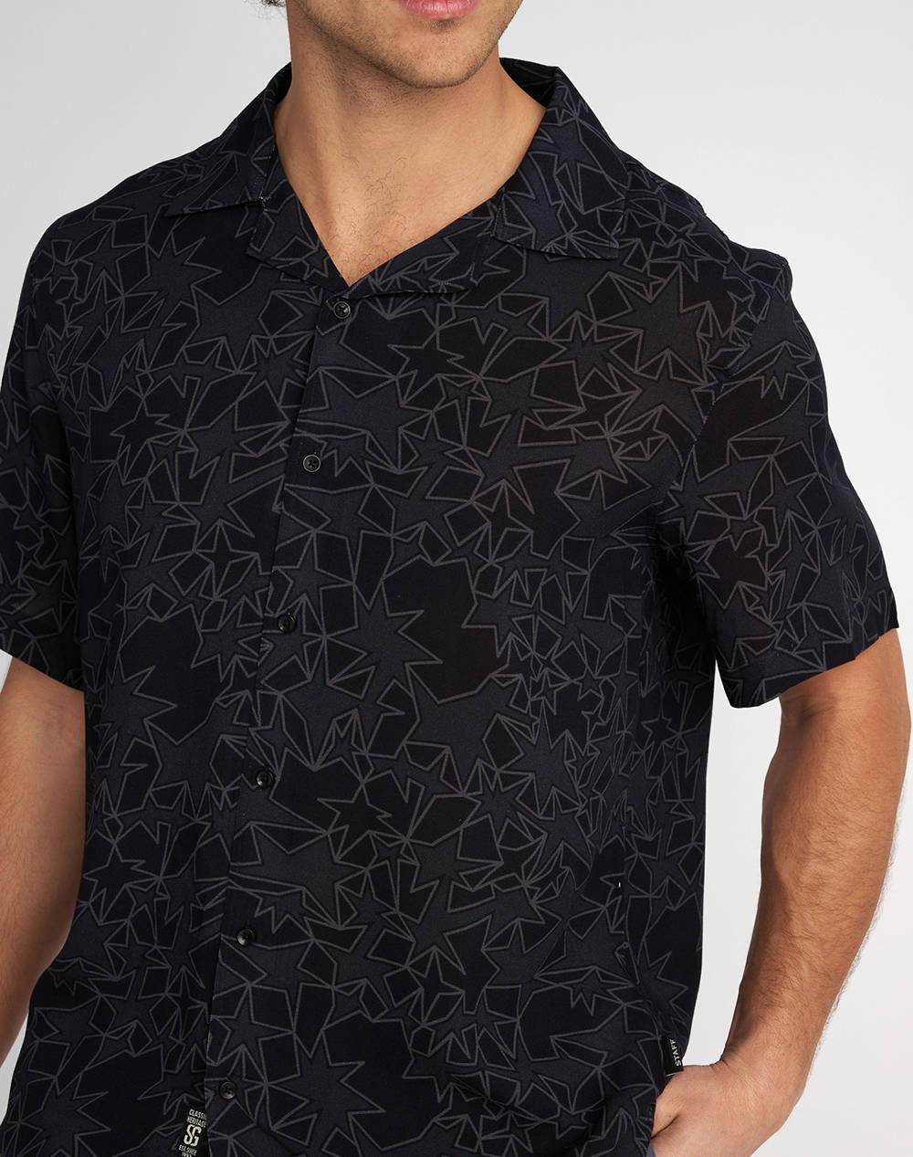 STAFF Man Shirt Henry Short Sleeve