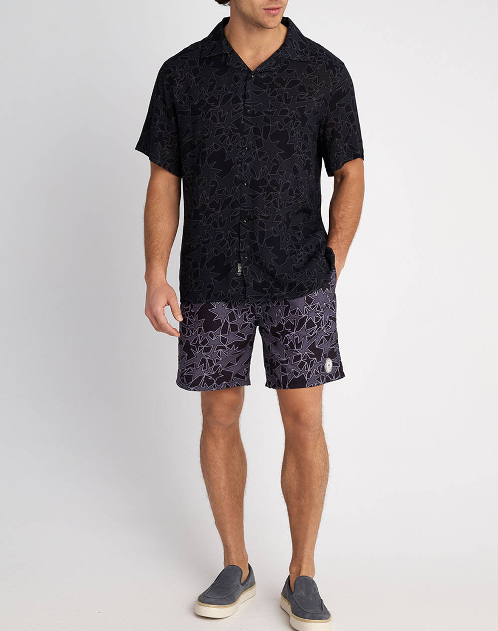 STAFF Man Shirt Henry Short Sleeve