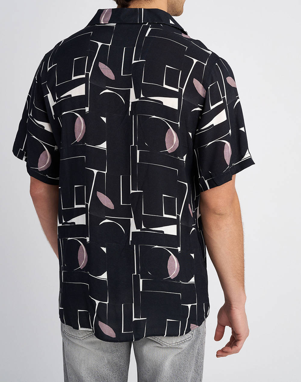 STAFF Man Shirt Logan Short Sleeve 100% Viscoze