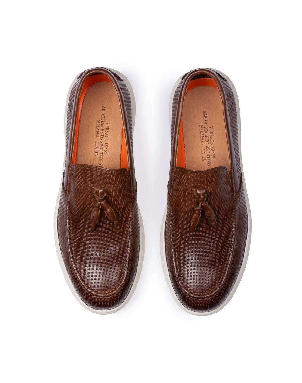 19V69 INCALTAMINTE DE BARBATI LOAFER WAXED LEA/EMBOSSED V1969