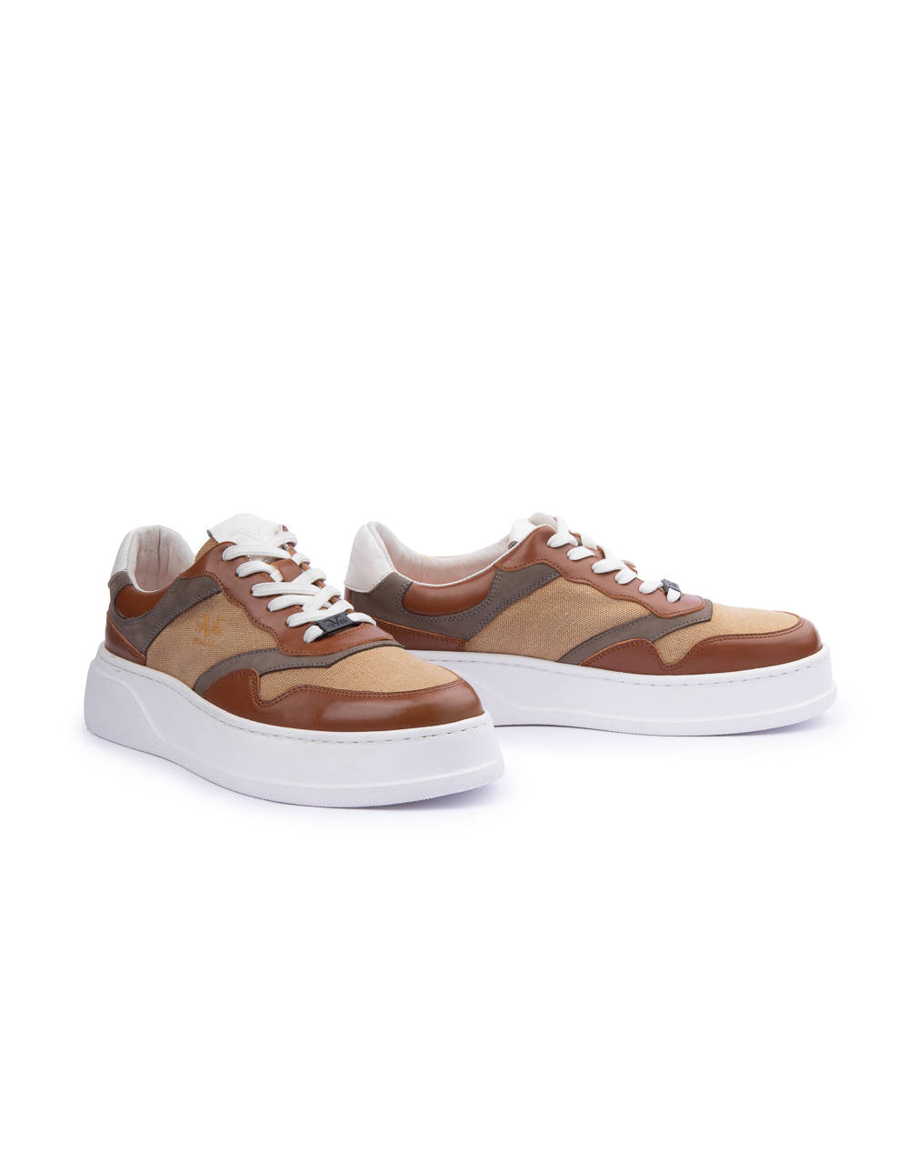 19V69 INCALTAMINTE DE BARBATI SNEAKER WAXED LEA/NUBUCK V1969