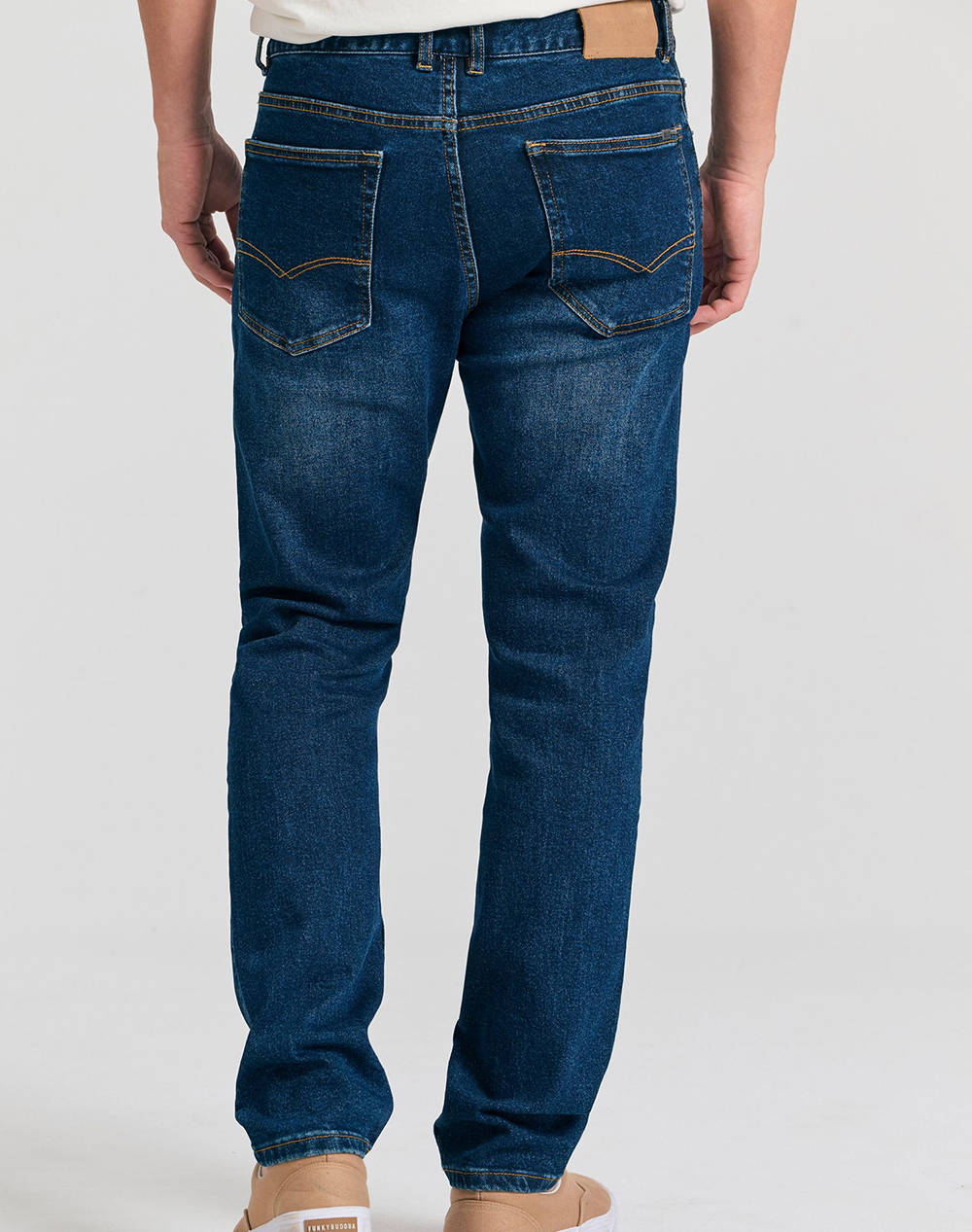 FUNKY BUDHA Pantaloni jean de barbati Tapered Fit