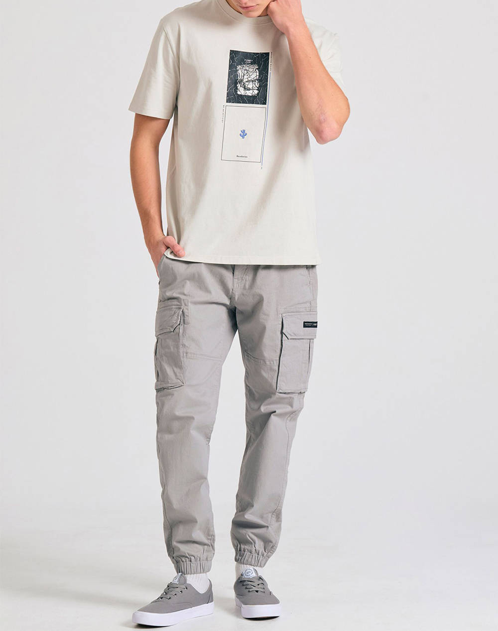FUNKY BUDDHA Pantaloni de barbati Cargo