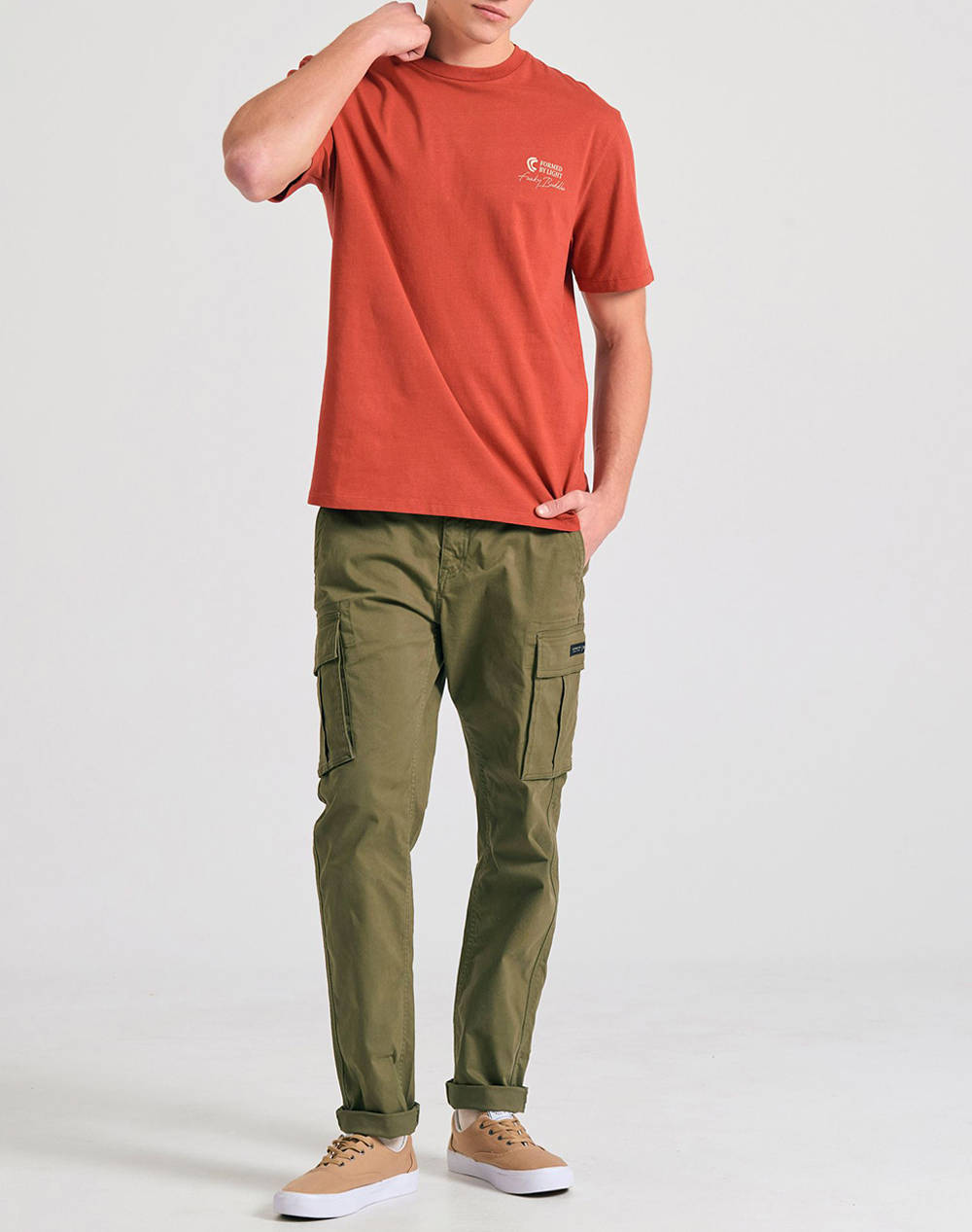 FUNKY BUDDHA Pantaloni de barbati Cargo