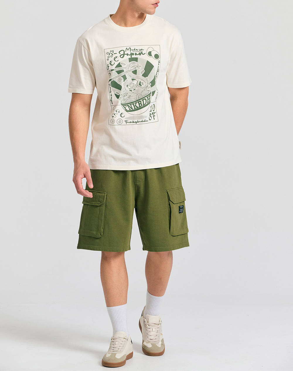 FUNKY BUDDHA Pantaloni scurti sport de barbati