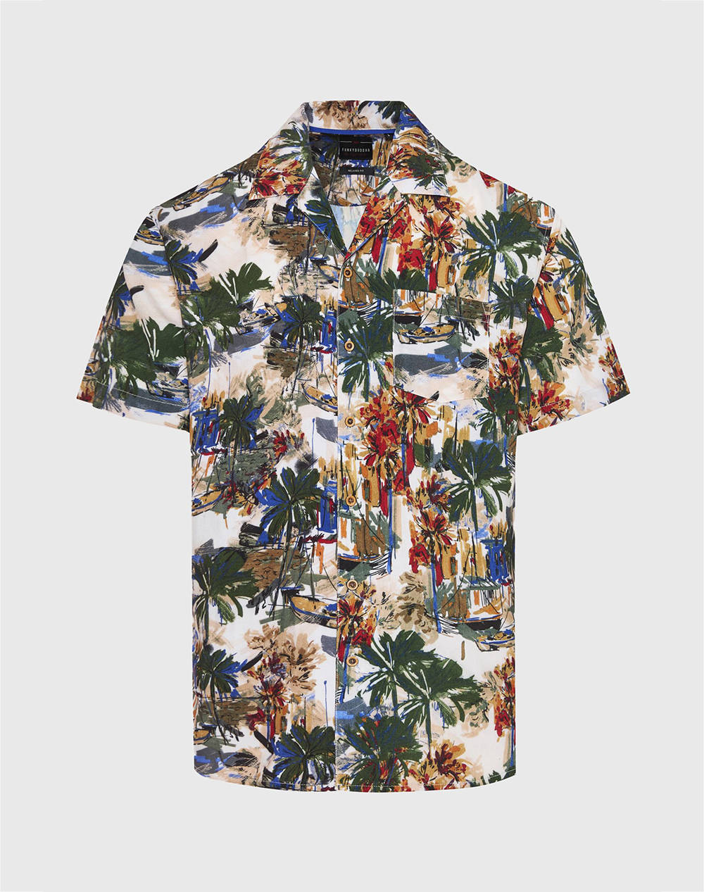 FUNKY BUDDHA Camasa de barbati Cu maneca scurta