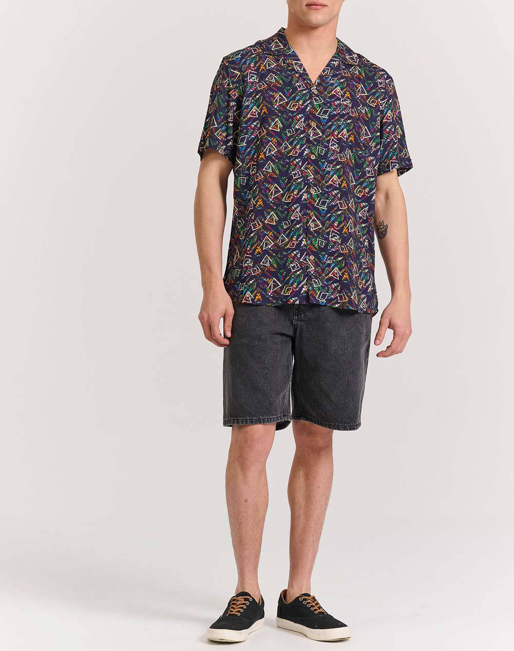 FUNKY BUDDHA Camasa de barbati cu Maneca Scurta