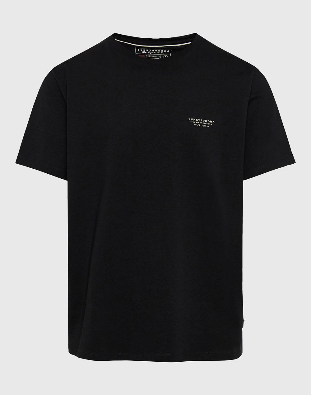 FUNKY BUDDHA Bluza Barbati Maneca Scurta Basic