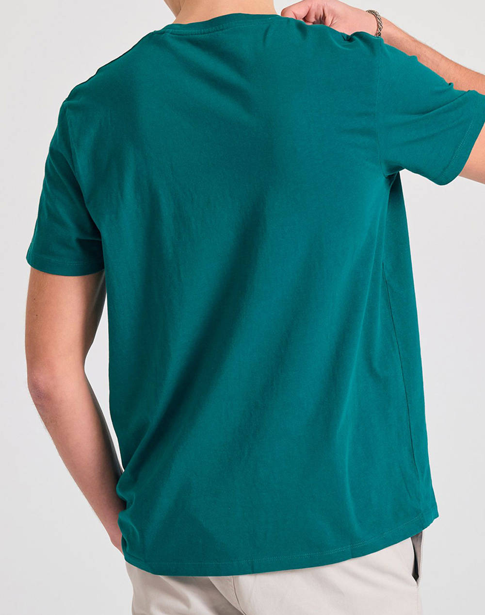 FUNKY BUDDHA Bluza Barbati Maneca Scurta Basic