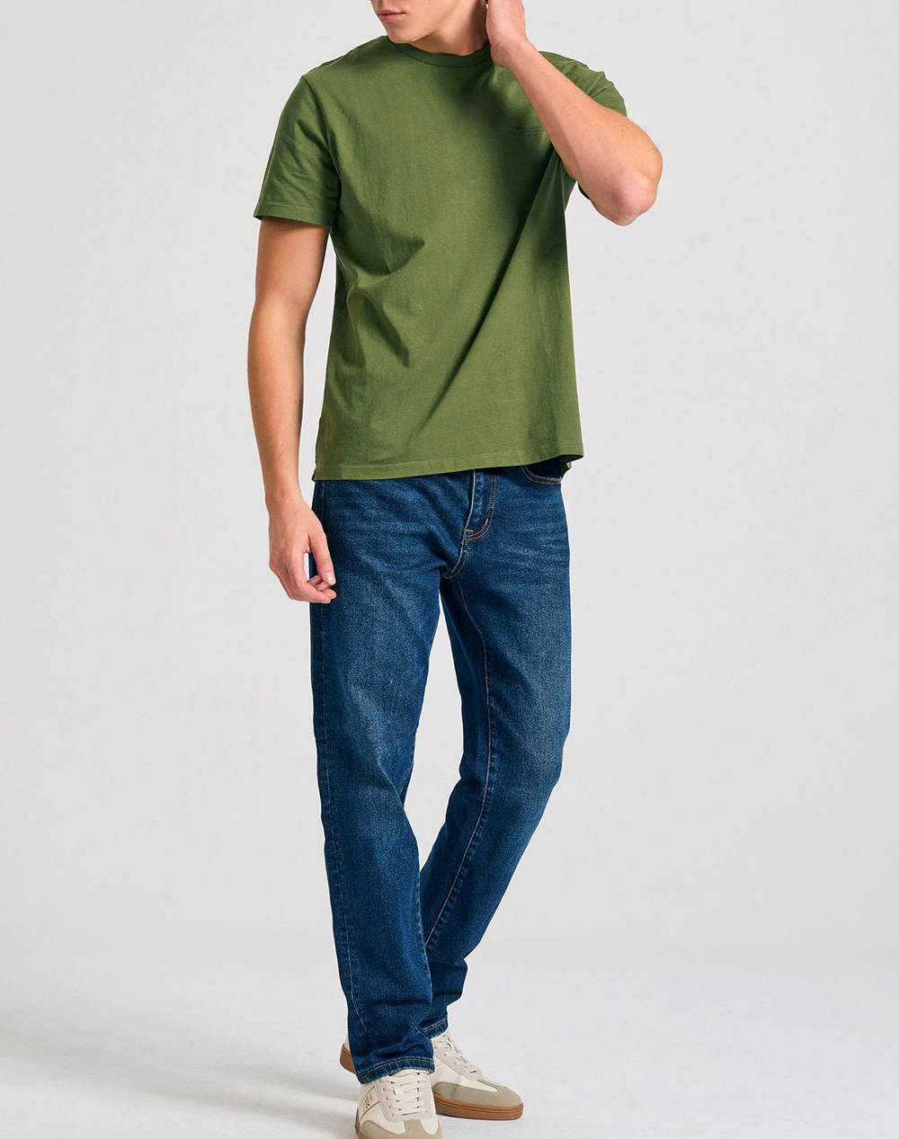 FUNKY BUDDHA Bluza Barbati Maneca Scurta Basic