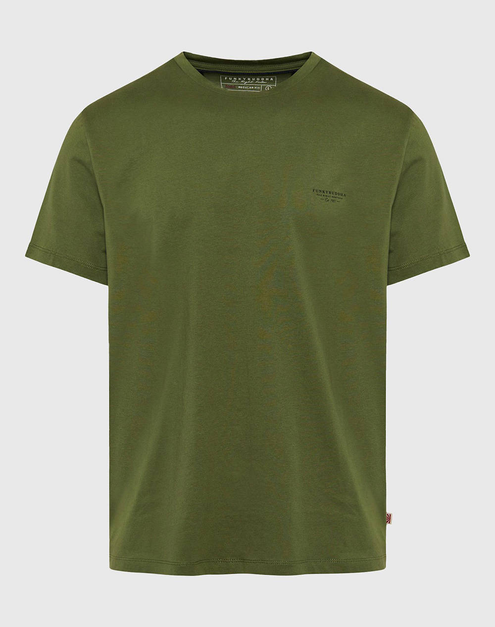 FUNKY BUDDHA Bluza Barbati Maneca Scurta Basic