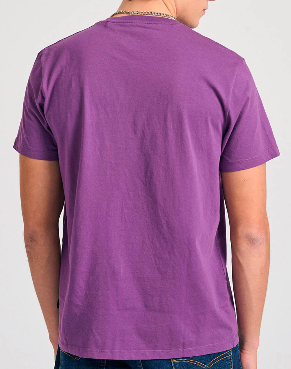 FUNKY BUDDHA Bluza Barbati Maneca Scurta Basic