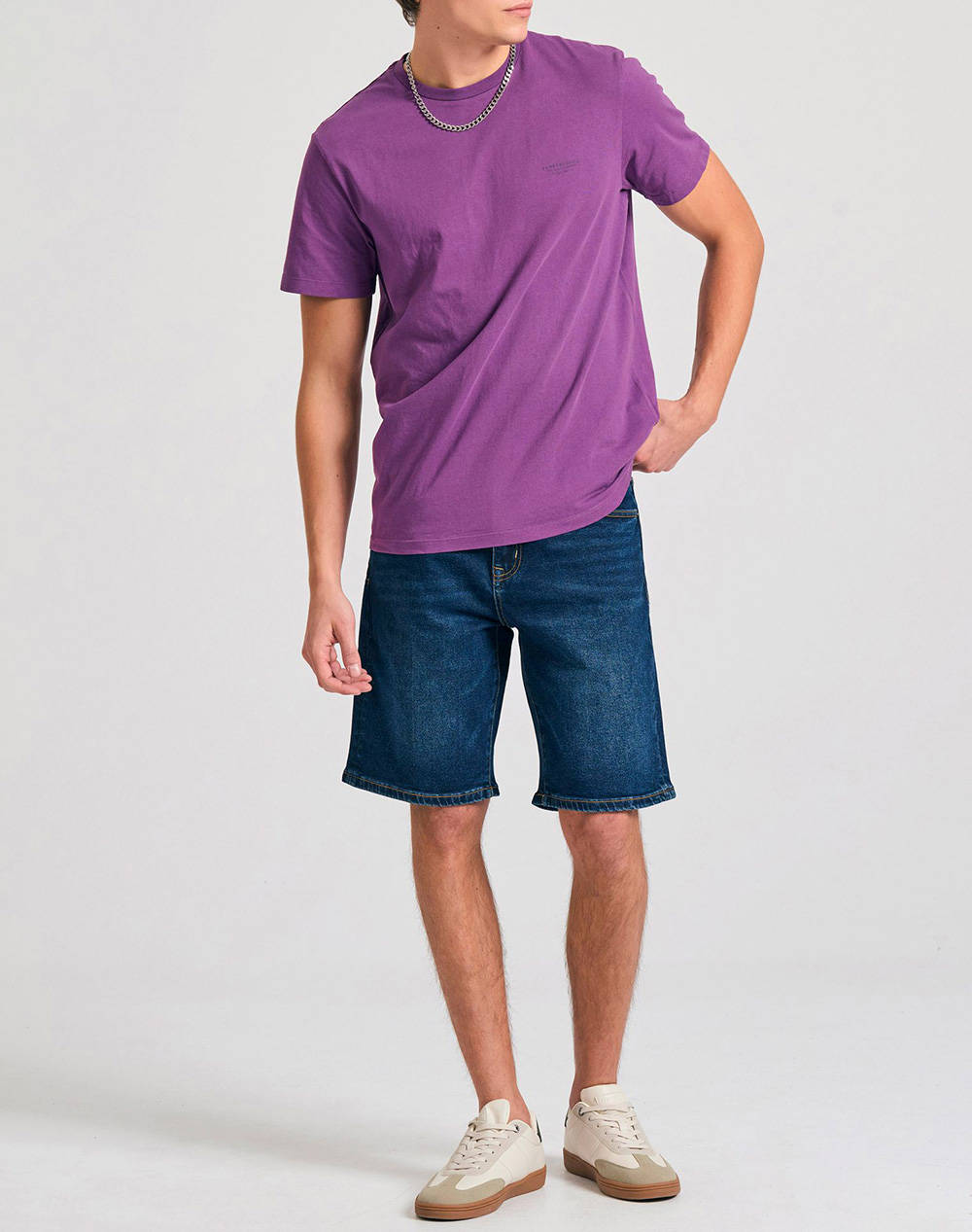 FUNKY BUDDHA Bluza Barbati Maneca Scurta Basic