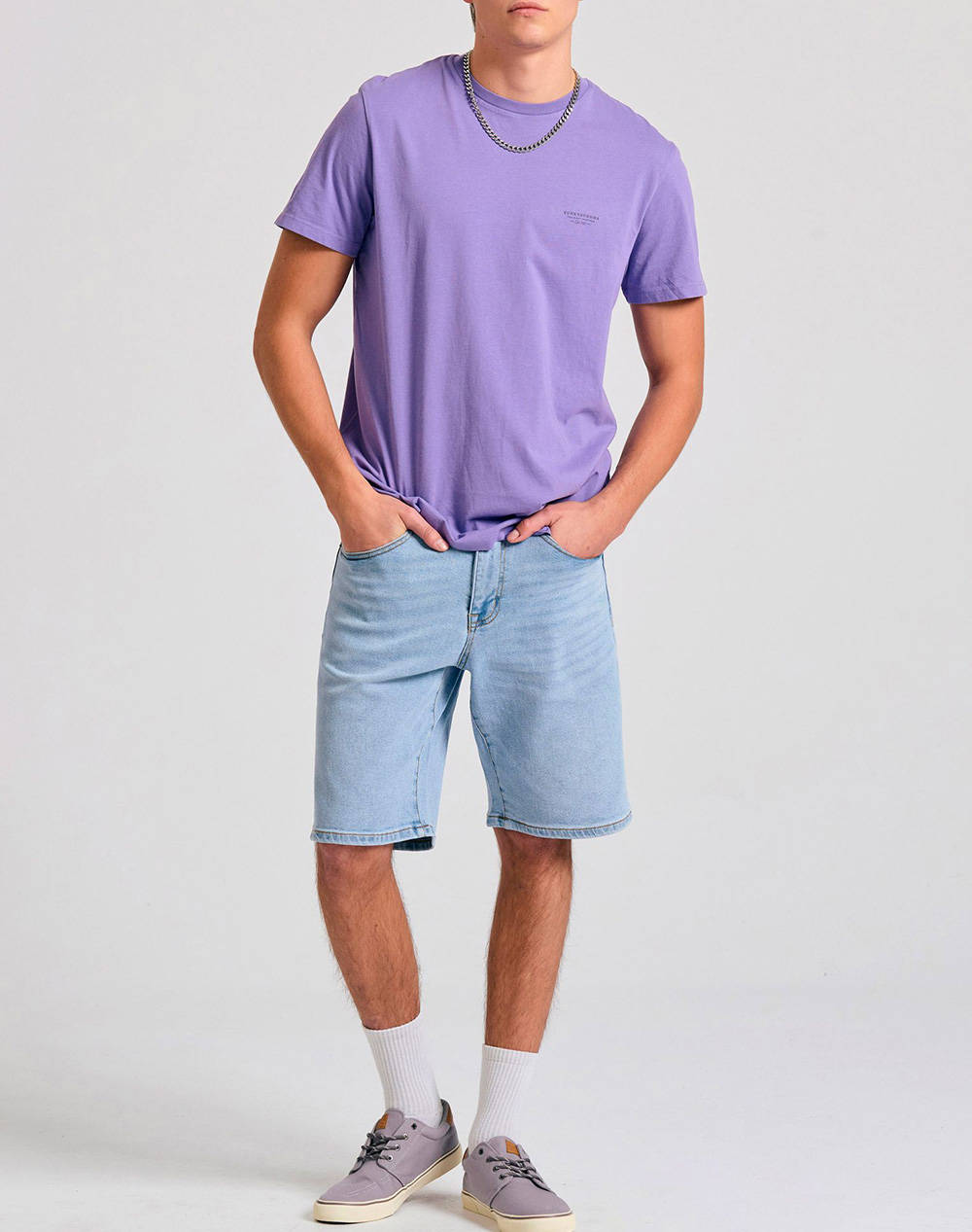 FUNKY BUDDHA Bluza Barbati Maneca Scurta Basic