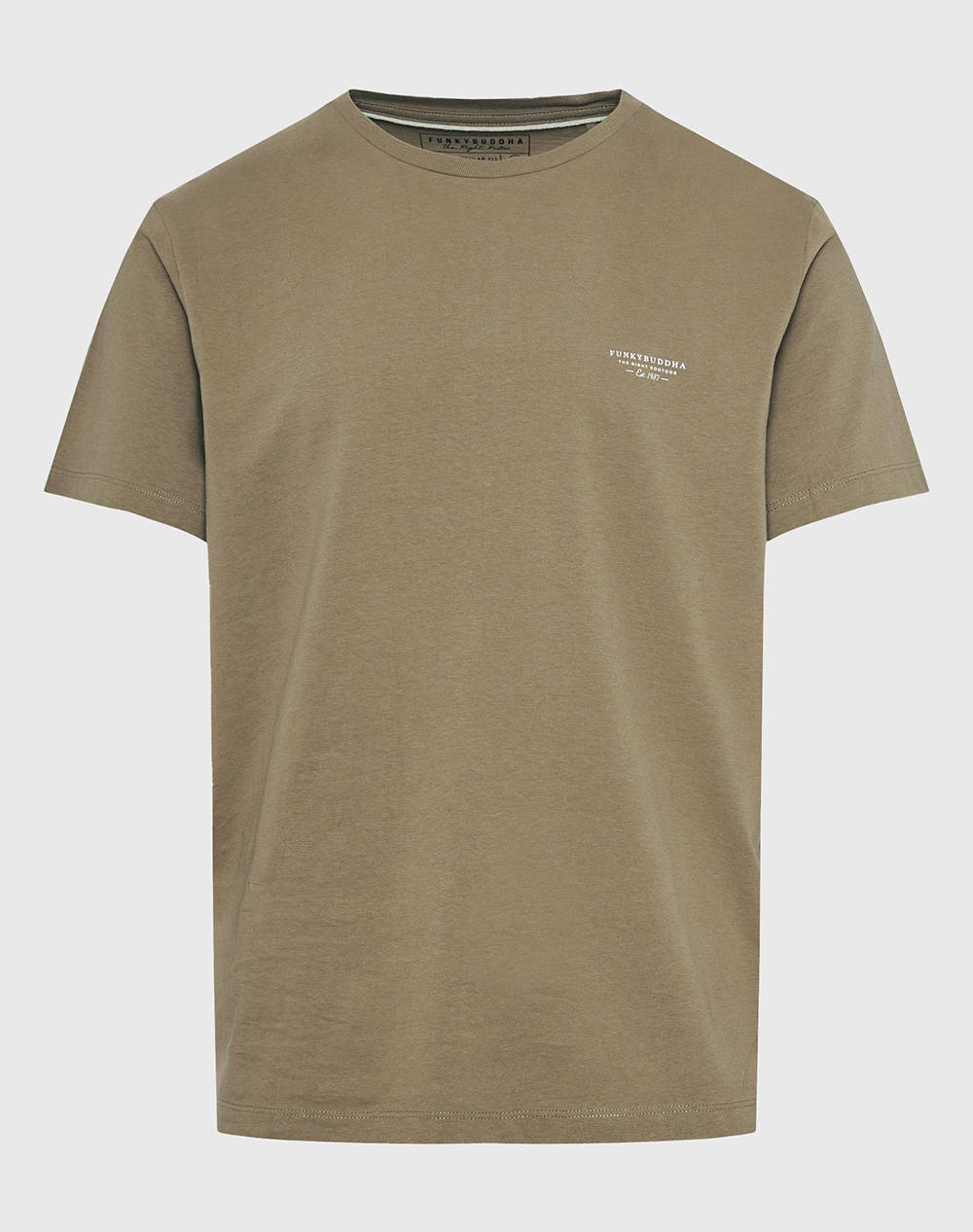 FUNKY BUDDHA Bluza Barbati Maneca Scurta Basic