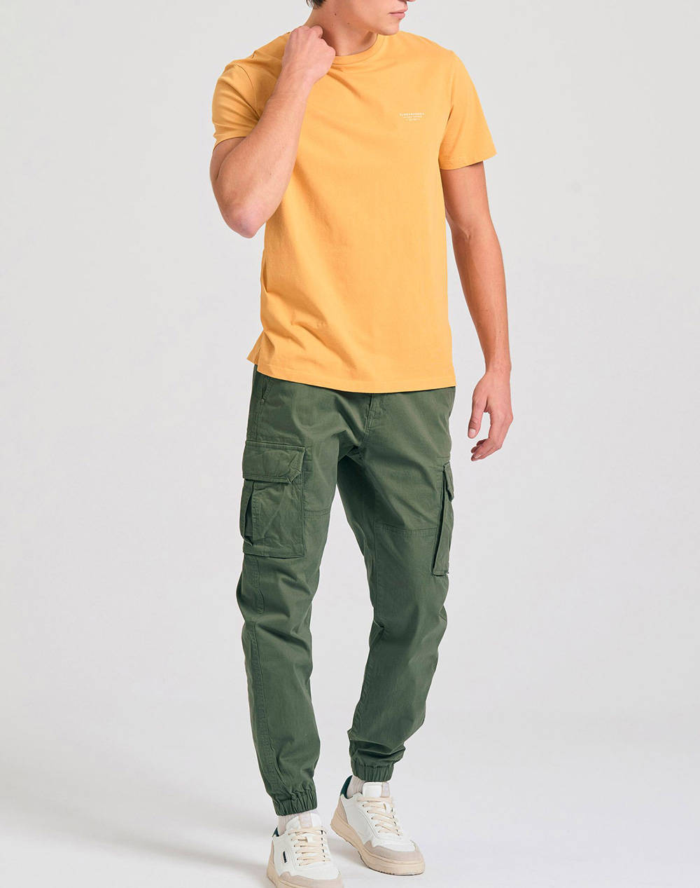 FUNKY BUDDHA Bluza Barbati Maneca Scurta Basic