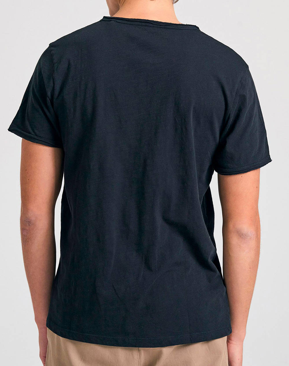 FUNKY BUDDHA Bluza Barbati Maneca Scurta Basic