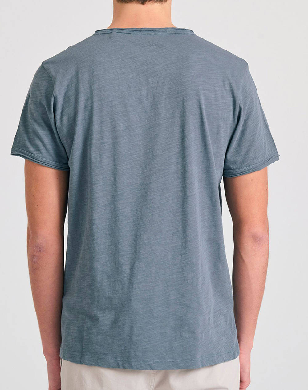 FUNKY BUDDHA Bluza Barbati Maneca Scurta Basic
