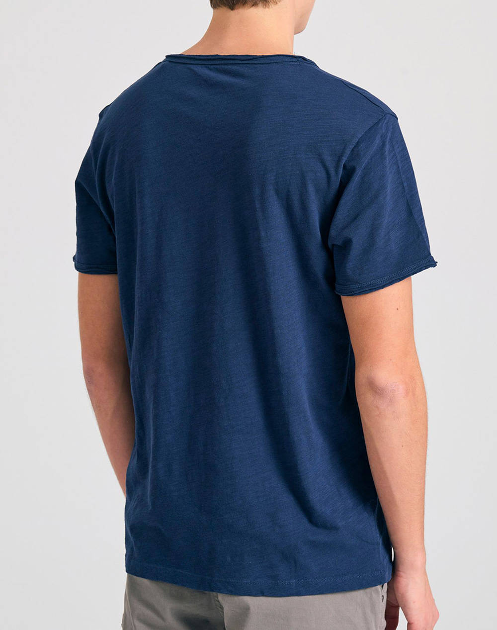 FUNKY BUDDHA Bluza Barbati Maneca Scurta Basic