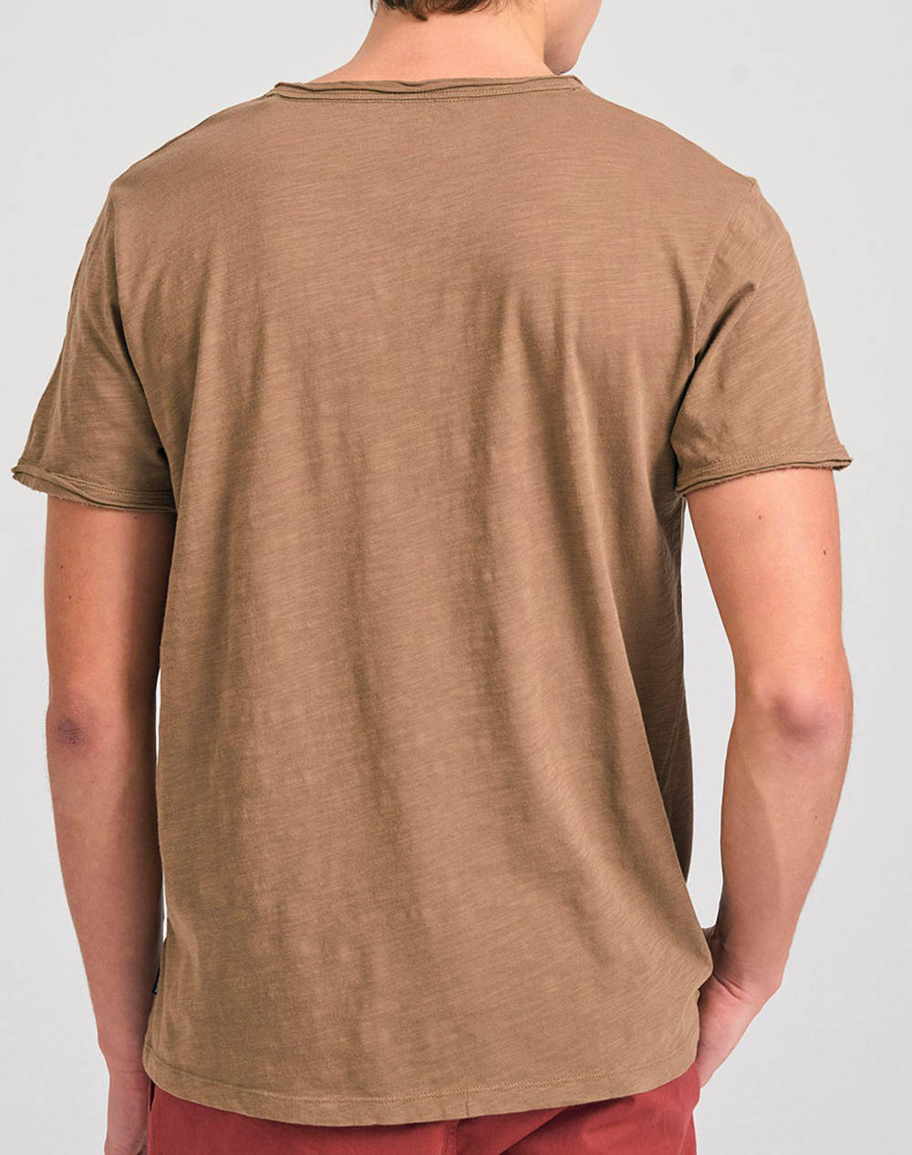 FUNKY BUDDHA Bluza Barbati Maneca Scurta Basic