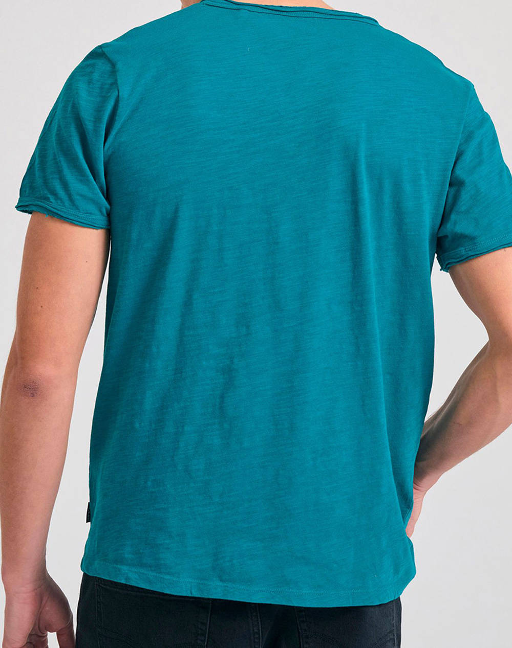 FUNKY BUDDHA Bluza Barbati Maneca Scurta Basic