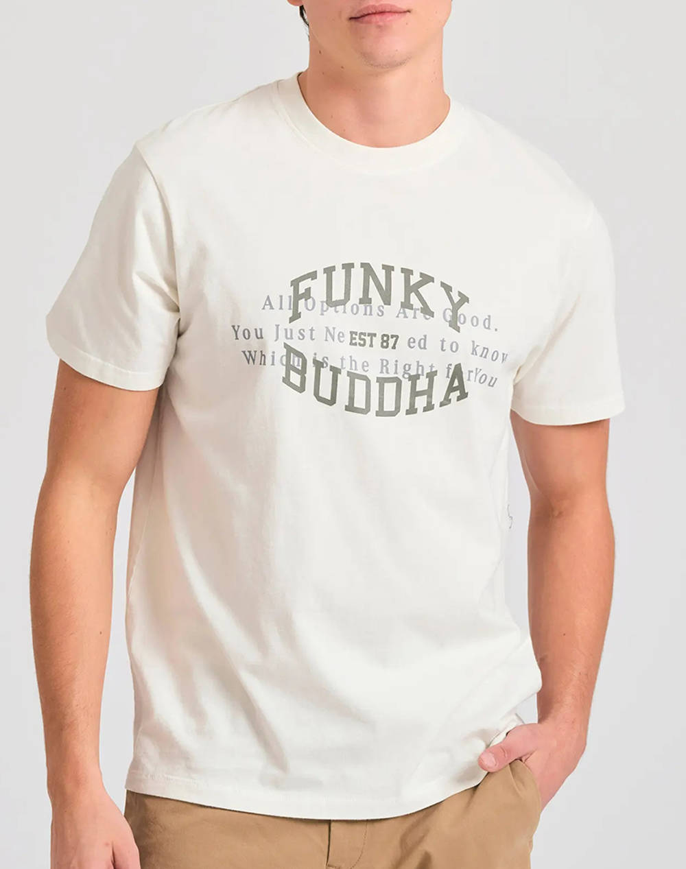 FUNKY BUDDHA Bluza de barbati Maneca Scurta Cu imprimeu