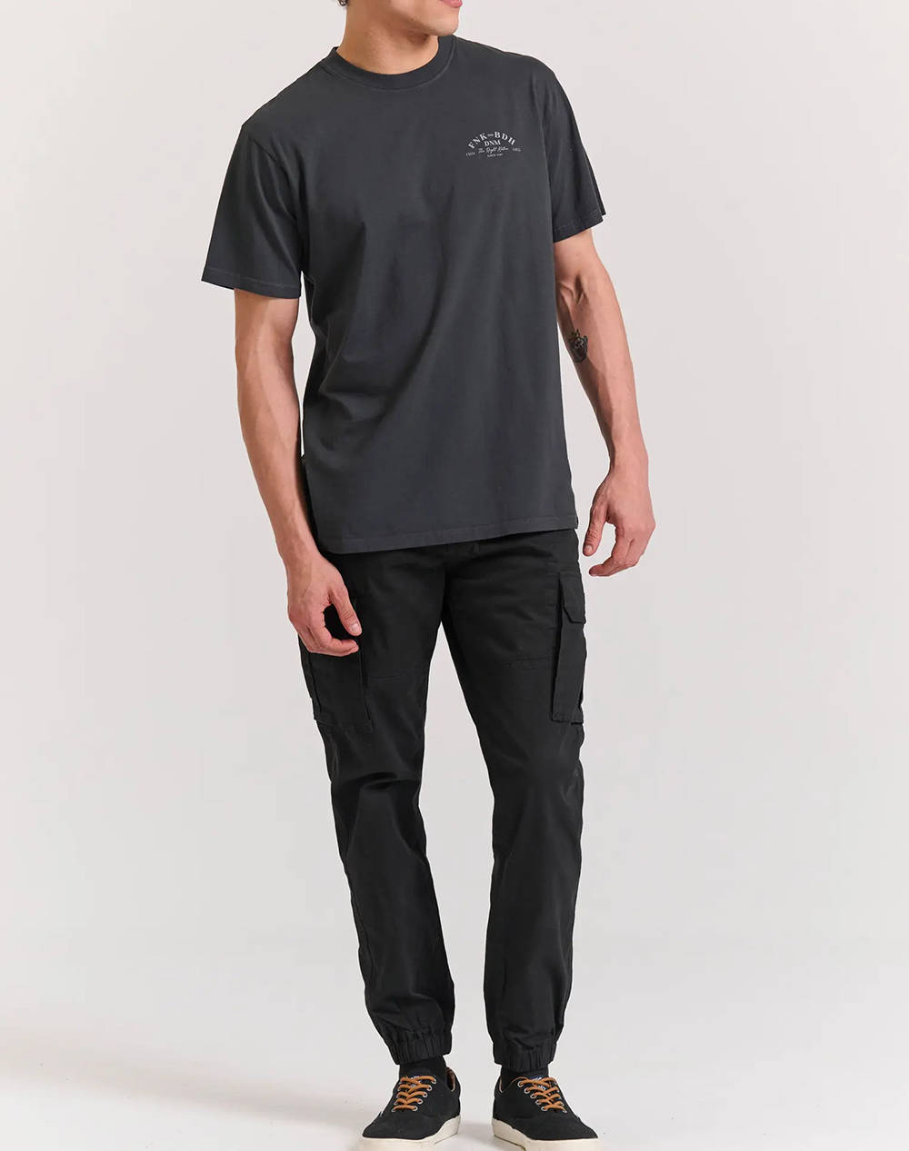 FUNKY BUDDHA Bluza de barbati Maneca Scurta Cu imprimeu