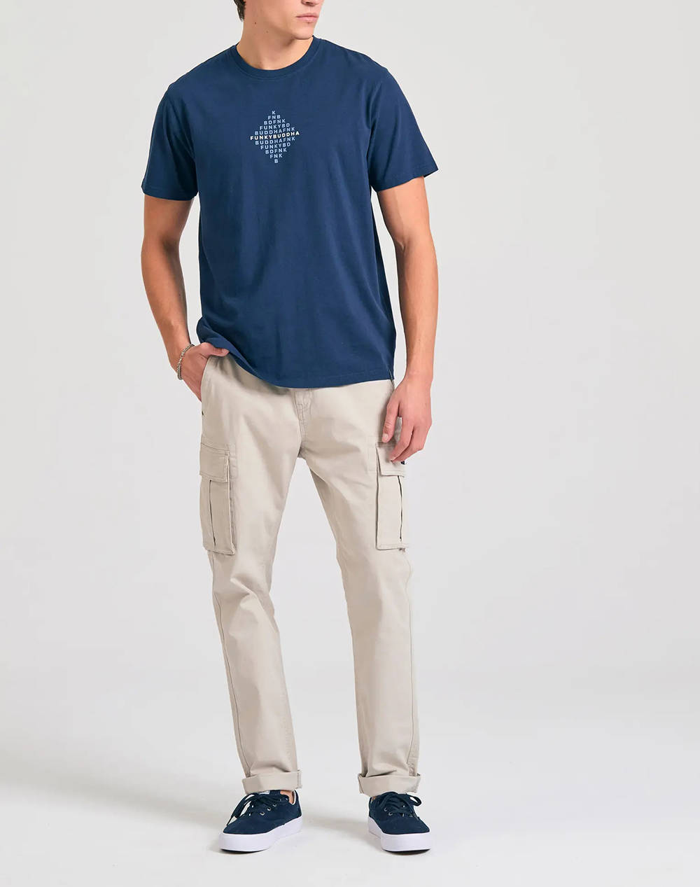 FUNKY BUDHA Bluza de barbati Maneca Scurta Cu imprimeu