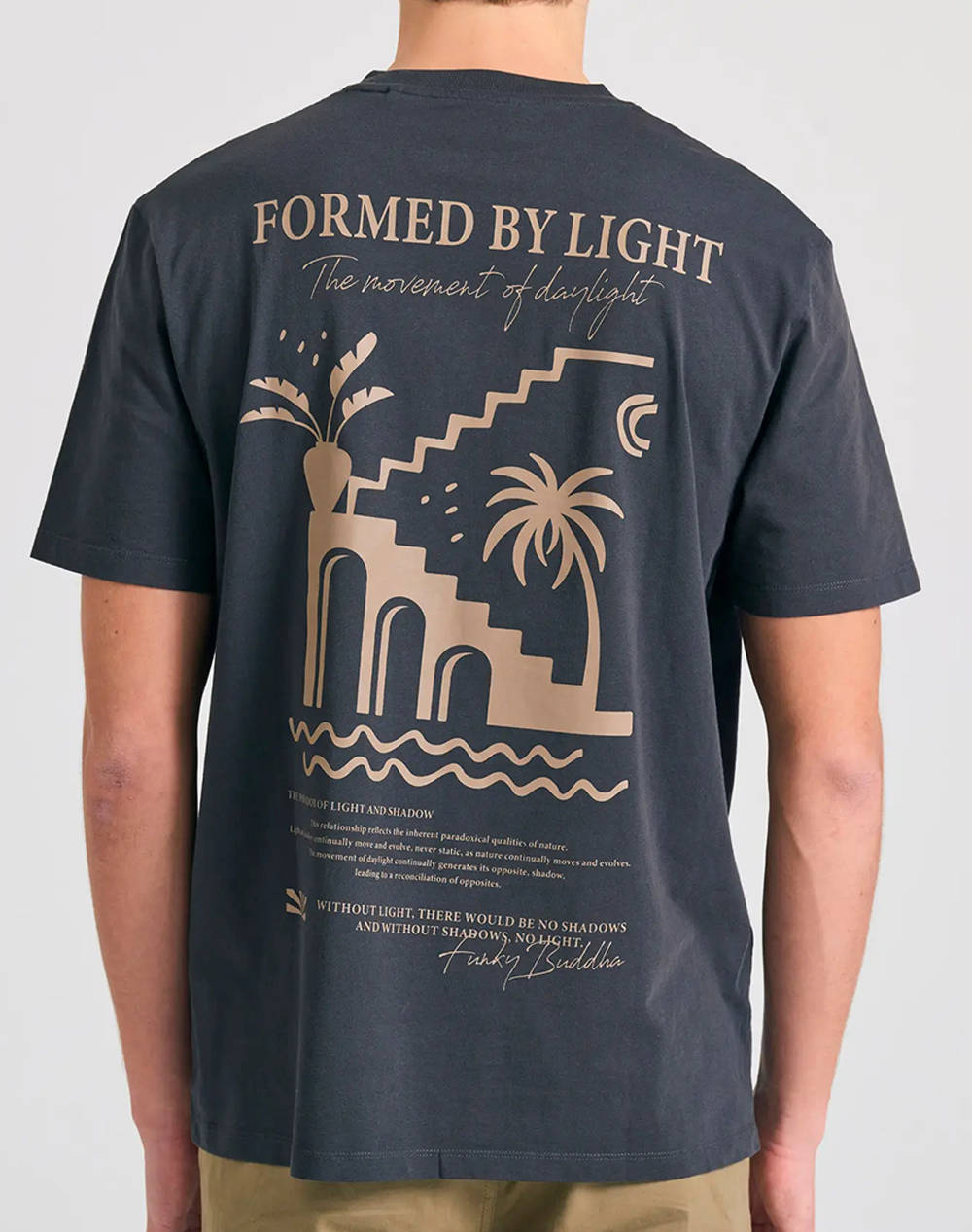FUNKY BUDHA Bluza de barbati Maneca Scurta Cu imprimeu