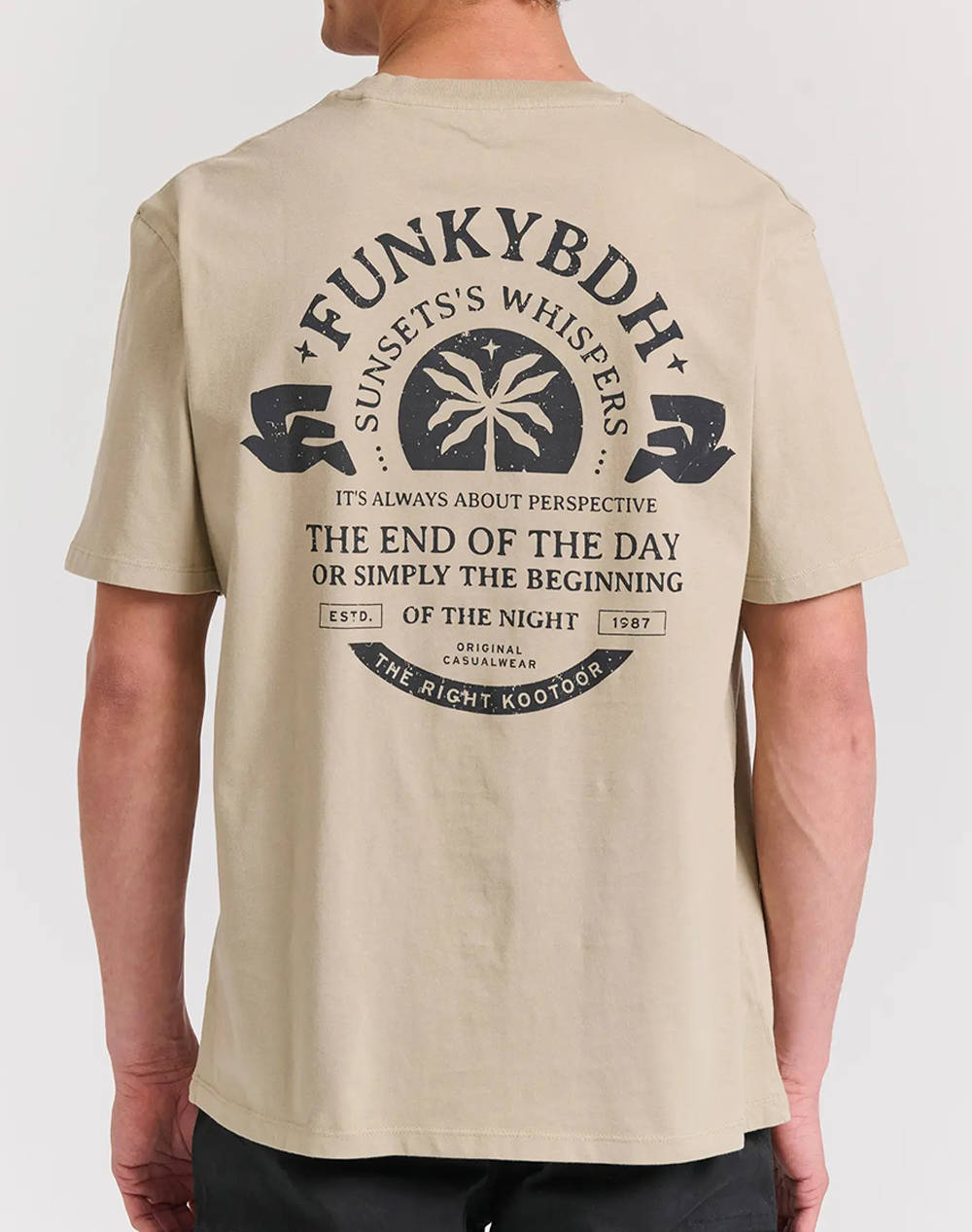 FUNKY BUDHA Bluza de barbati Maneca Scurta Cu imprimeu
