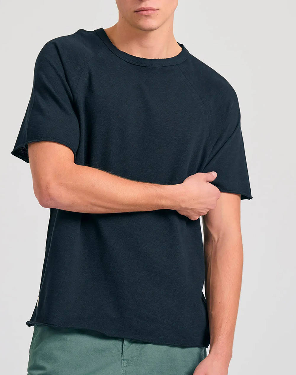 FUNKY BUDHA Bluza de barbati Maneca Scurta Basic