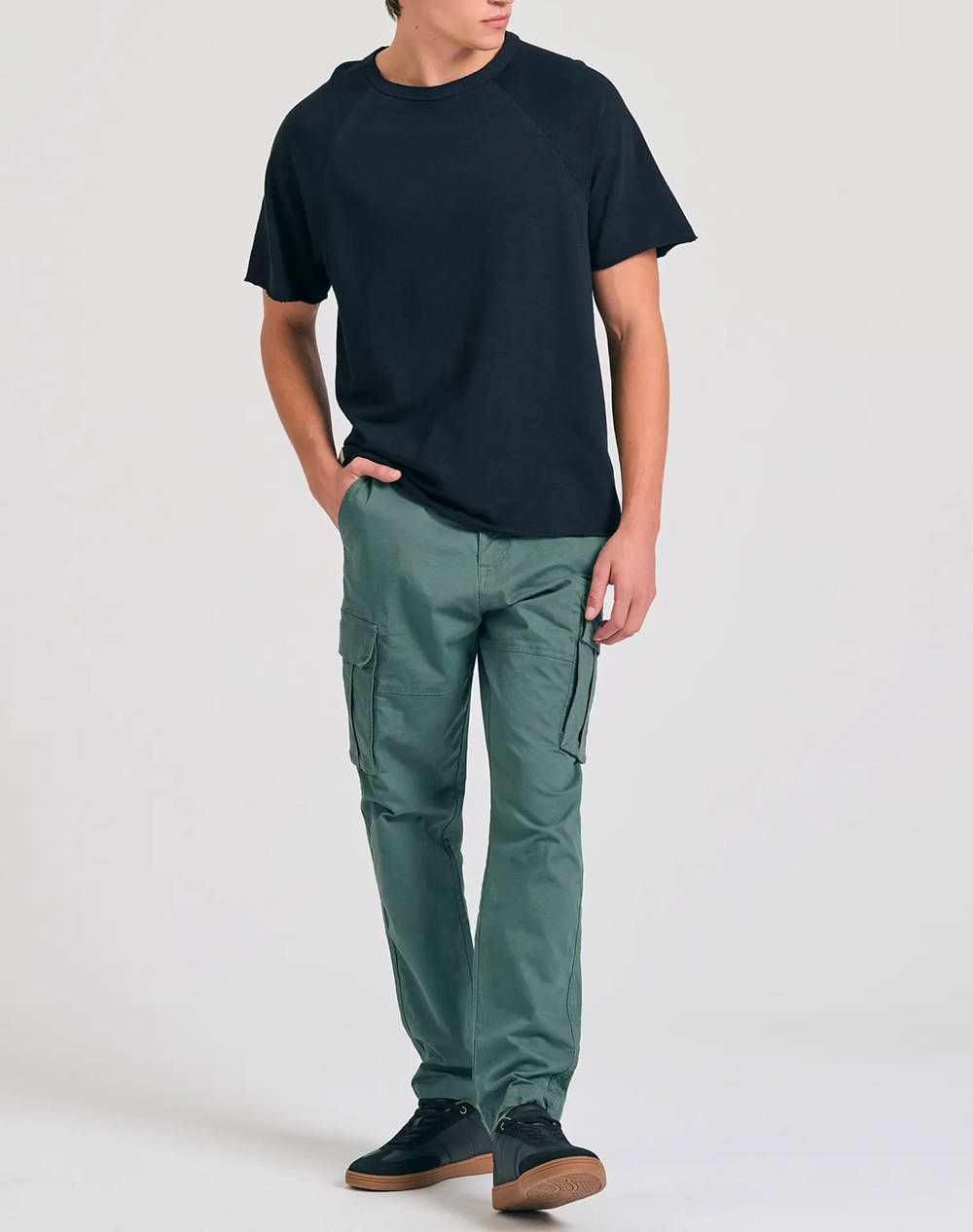 FUNKY BUDDHA Bluza de barbati Maneca Scurta Basic