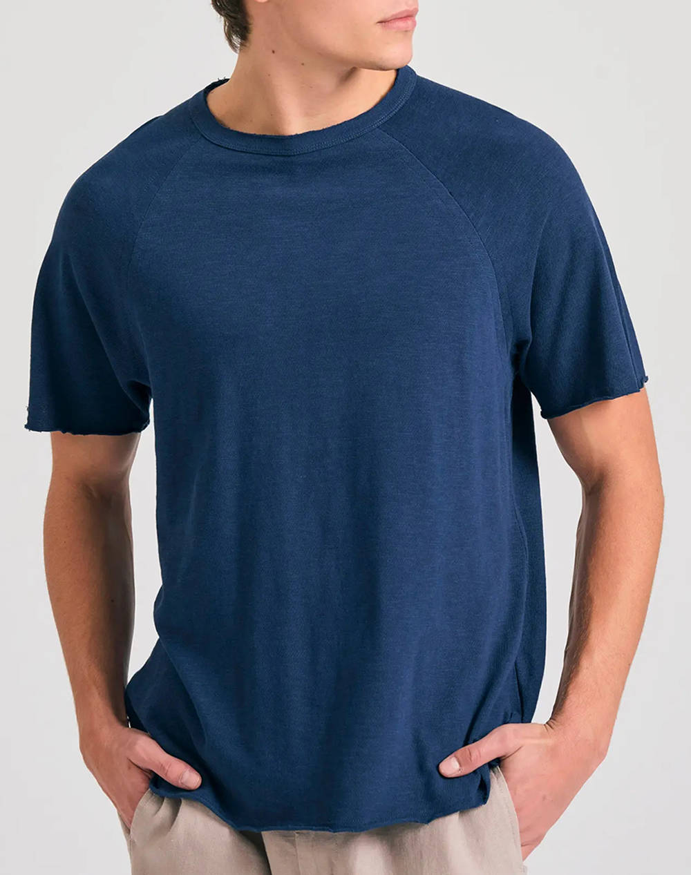 FUNKY BUDHA Bluza de barbati Maneca Scurta Basic