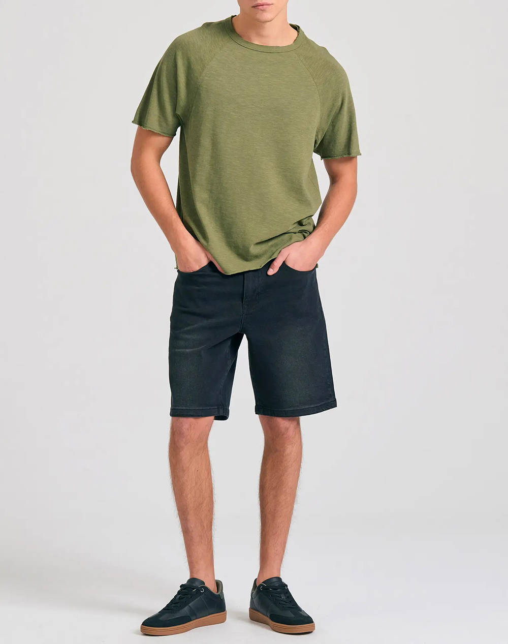 FUNKY BUDDHA Bluza de barbati Maneca Scurta Basic